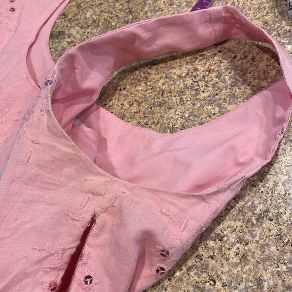 Philip Decaprio WITH FLAWS Pink Dress Lined Sequins Lace 8 - Picture 7 of 17